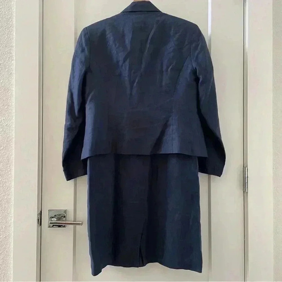 Talbots Dress Blazer Set Business Attire Workwear Career Wear Irish Linen - Picture 2 of 15
